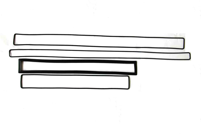 Rubber gaskets for automobile radiators